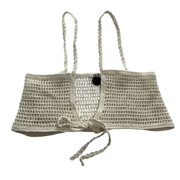 Akoia Swim Mayumi Top in Off White - Picture 1 of 5